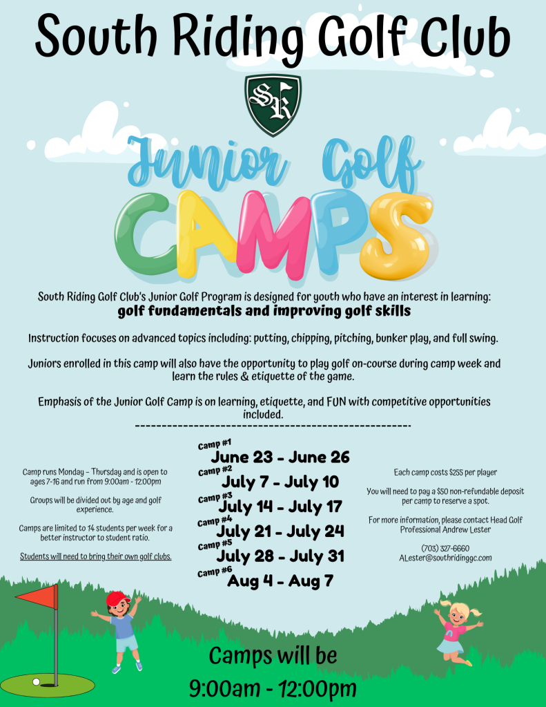 SR GC Junior Golf Camps